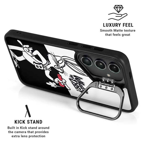 Looney Tunes Retro Bugs Bunny Galaxy S25 Ultra Kickstand Case
